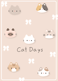 orange Fluffy cats and ribbons 03_2
