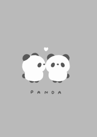 Panda friends -black