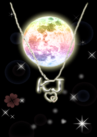 initial K&J(Rainbow moon)