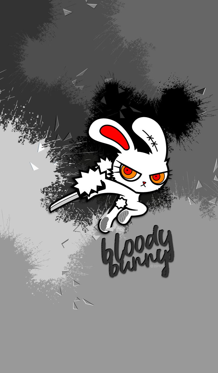 Bloody Bunny : Splash Gray