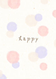 Watercolor dot Pink Purple18 from Japan