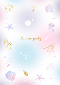 Lagoon party seaside