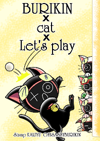 BURIKIN x cat x Let's play