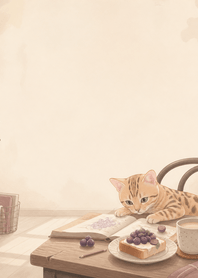 Apricot Bengal Grape Toast Study
