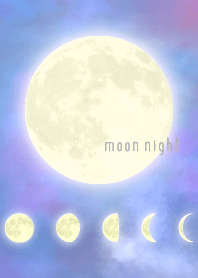 幸運的月亮之夜:紫色 WV