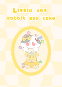 Little cat rabbit ear cake3