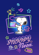 スヌーピー（ネオン） - LINE 着せかえ | LINE STORE