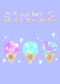 Theme of a simple ice cream3
