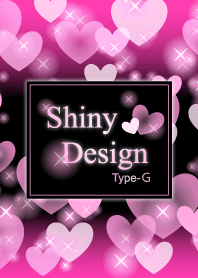 Shiny Design Type-G Pink Heart
