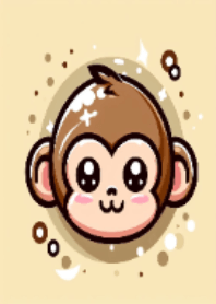 俏皮可愛猴子