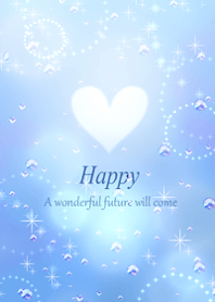 A heart sparkling with happiness3.