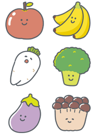 Vegetable and fruit theme
