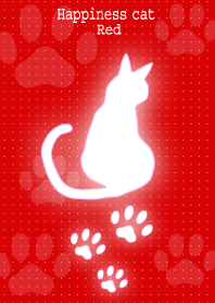 Happiness cat red