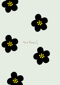 Floral pattern black5