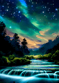Beautiful starry night view#2711