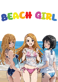 穿泳衣的女孩