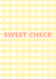 =SWEET CHECK=yellowpink