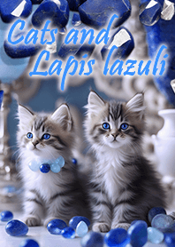Cats and Lapis lazuli