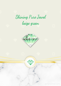 Shining Pure Jewel beige green