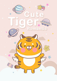 浩瀚宇宙-可愛寶貝老虎 米色