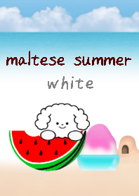 maltese summer8 ice theme white