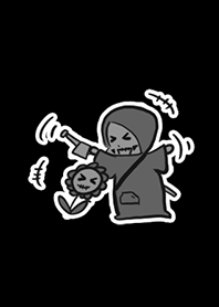 Q Grim reaper pure black theme 3