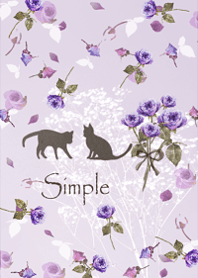 A chic world of cats and roses2.