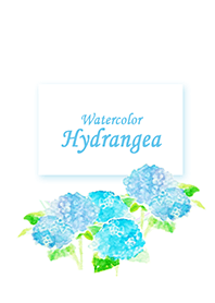 Watercolor-Hydrangea