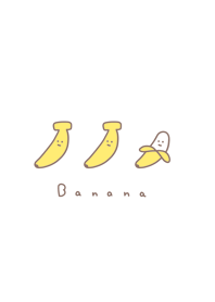 Yuru Banana(pattern)/wh yellow