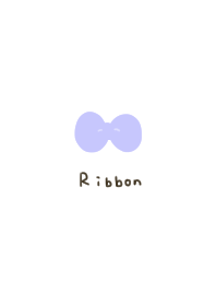 Blue ribbon. Simple and cute.