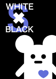 WHITE x BLACK S