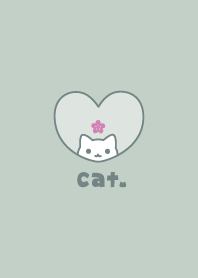 Cat Cherry blossoms - Dullness Green