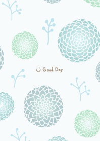 Round flower fluffy30 from Japan