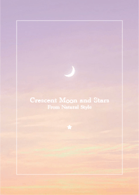Crescent Moon and Stars59/Natural Style