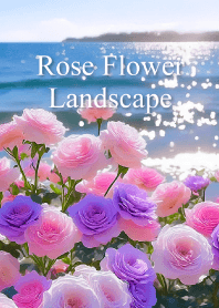 "Rose flower landscape vol.2" theme