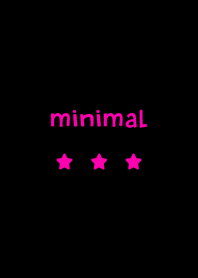 Minimal B type <Pink&Black>