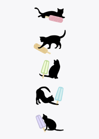 ポプシクルと黒い猫