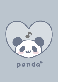 Panda Musical note - Dullness Blue
