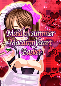 夏のメイドちゃんマカロンハートマドラス