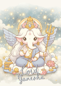 พระพิฆเนศ : โชคลาภ ร่ำรวย (สีน้ำเงิน)