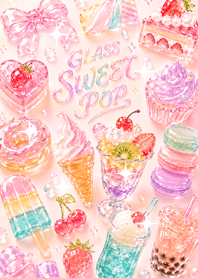 pink Glass Sweet Pop