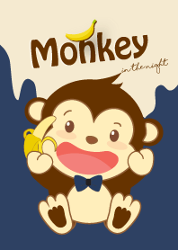 Monkey in the night. (Beige ver.)
