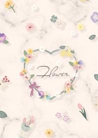 Florets and Marble orange13_2