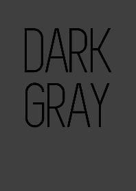 DARK GRAY - Single Color [jp]