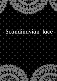 Flowers and lace ribbon - Scandinavian -