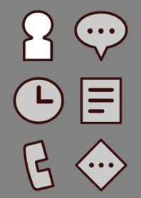 SIMPLE ICON 01 GRAY