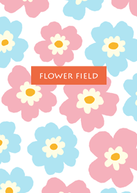 flower field-pink&blue