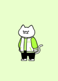 Stadium jacket cat(pastel colors04)