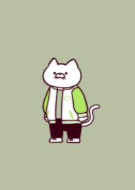 Stadium jacket cat(dusty colors04.)