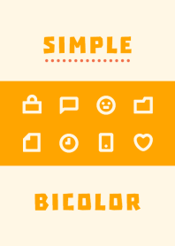 Simple BICOLOR [Orange] No.203